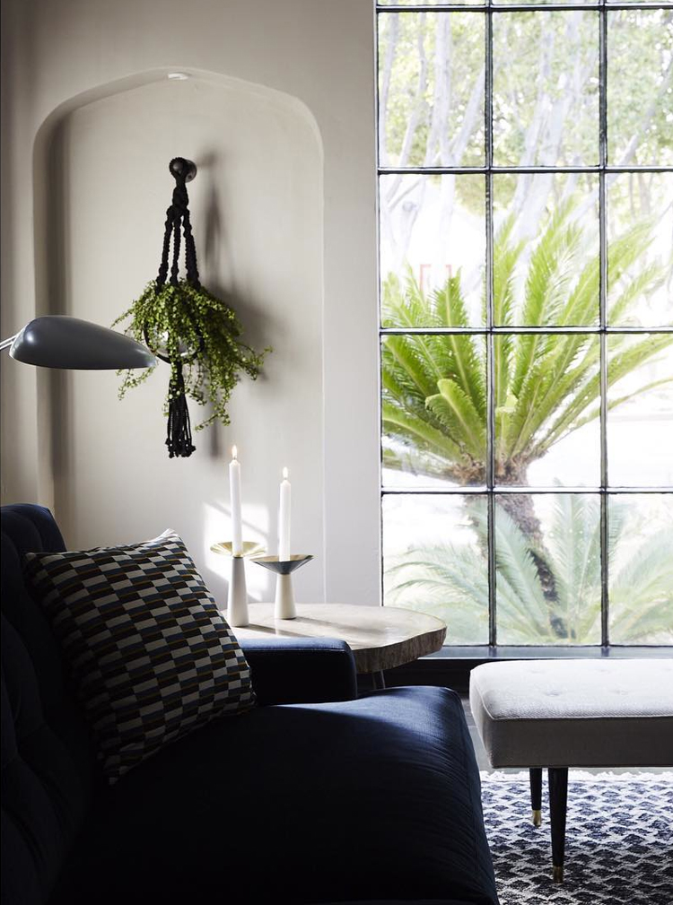 simple midcentury living room via @citysage