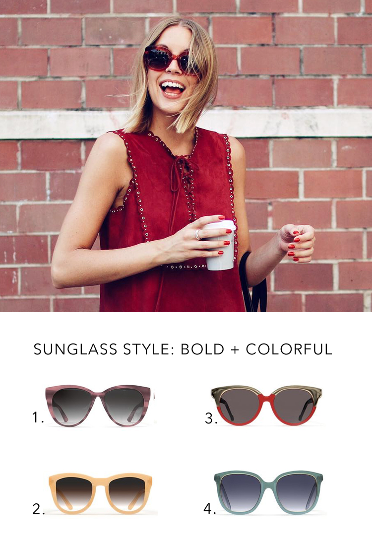 the best bold colored sunglasses via @citysage