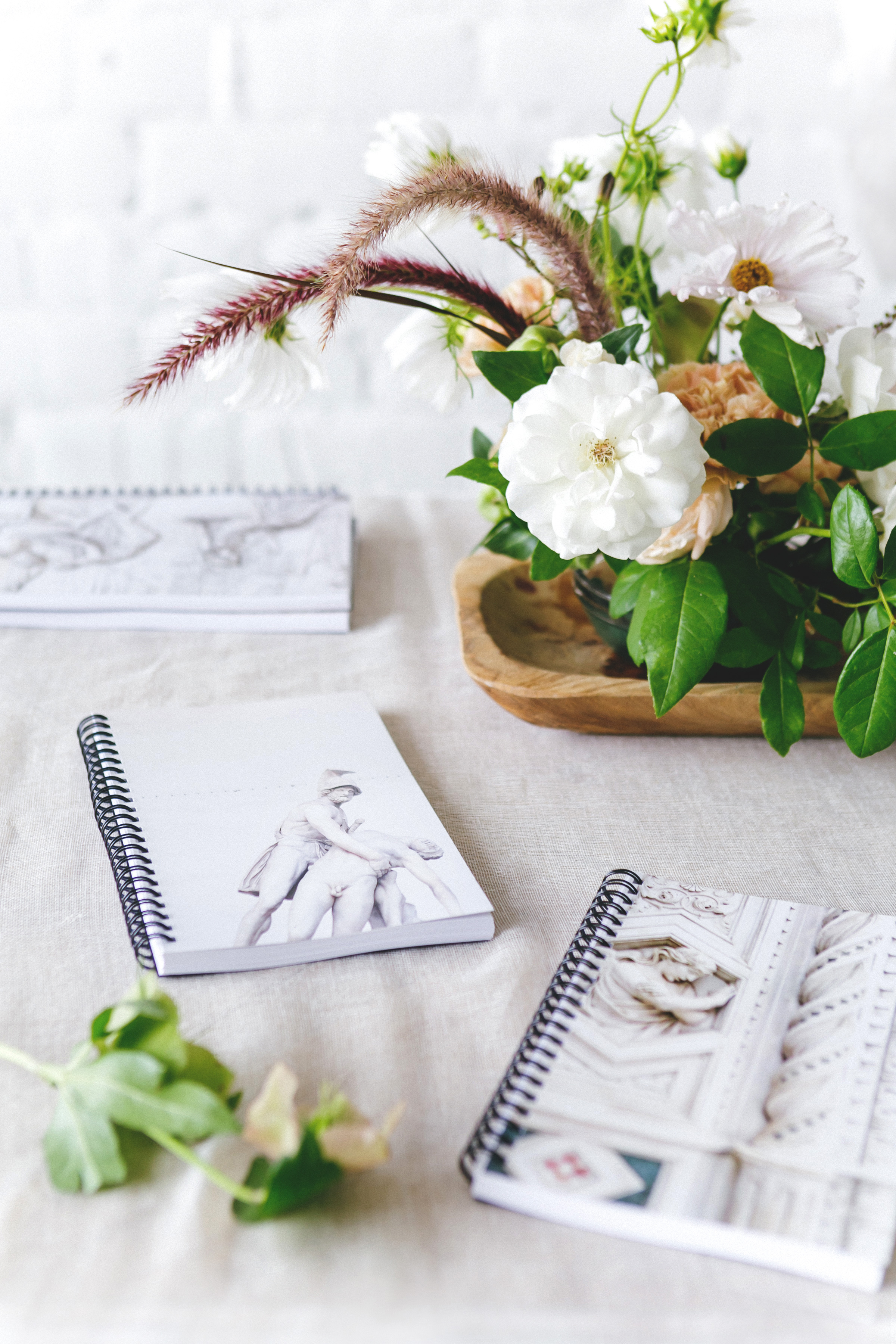 DIY custom notebooks make perfect take-home favors for guests!
