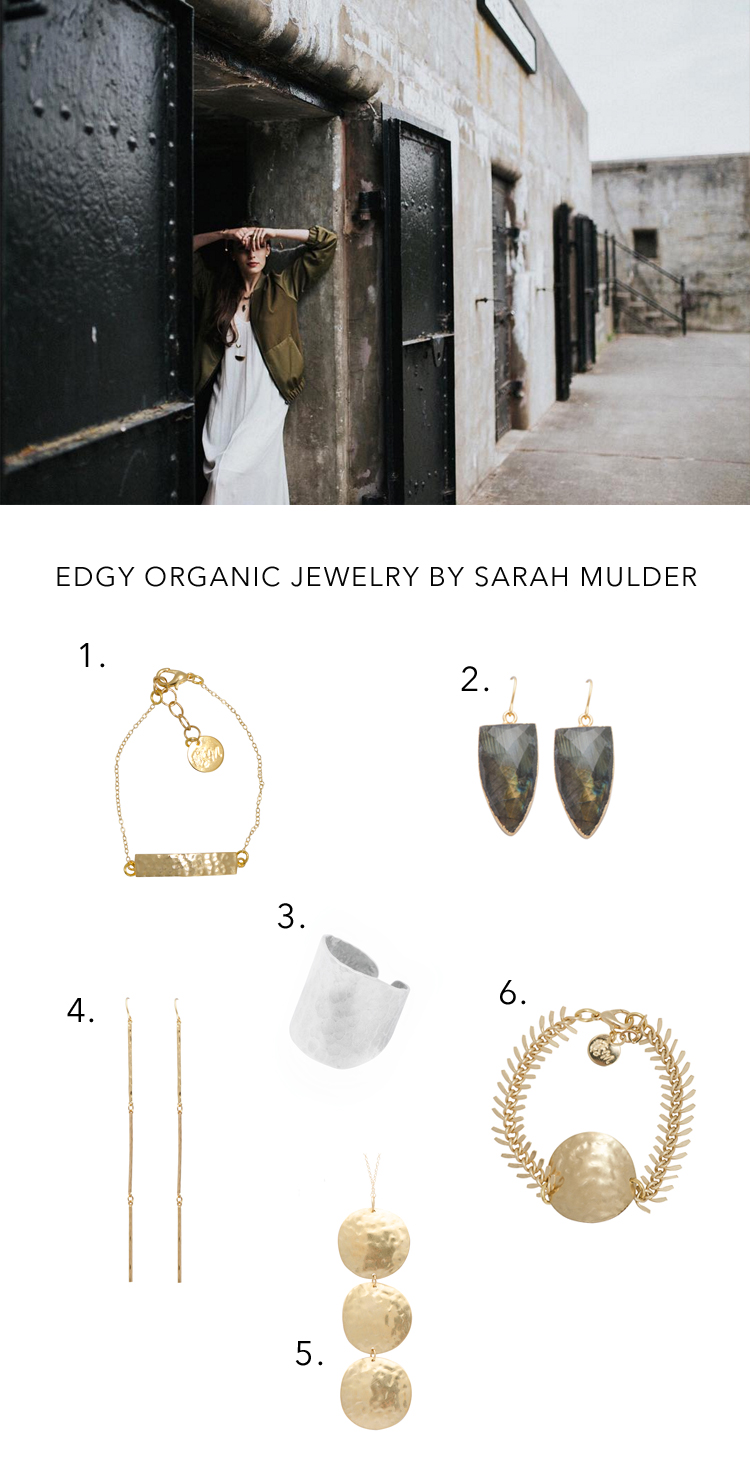 modern organic edgy jewelry // anne sage