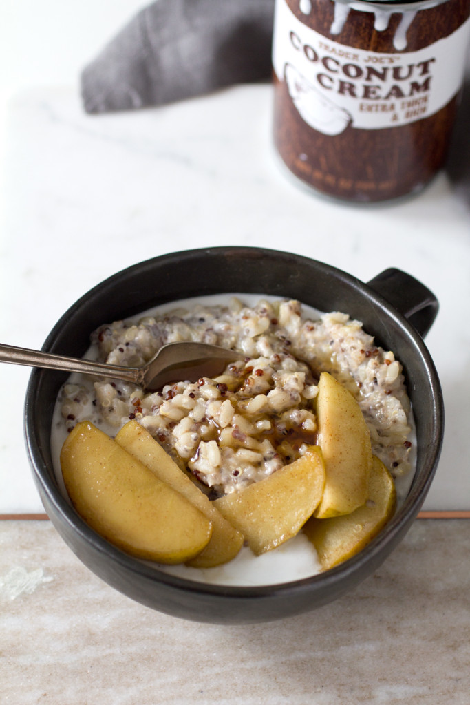 brown rice and chia breakfast pudding