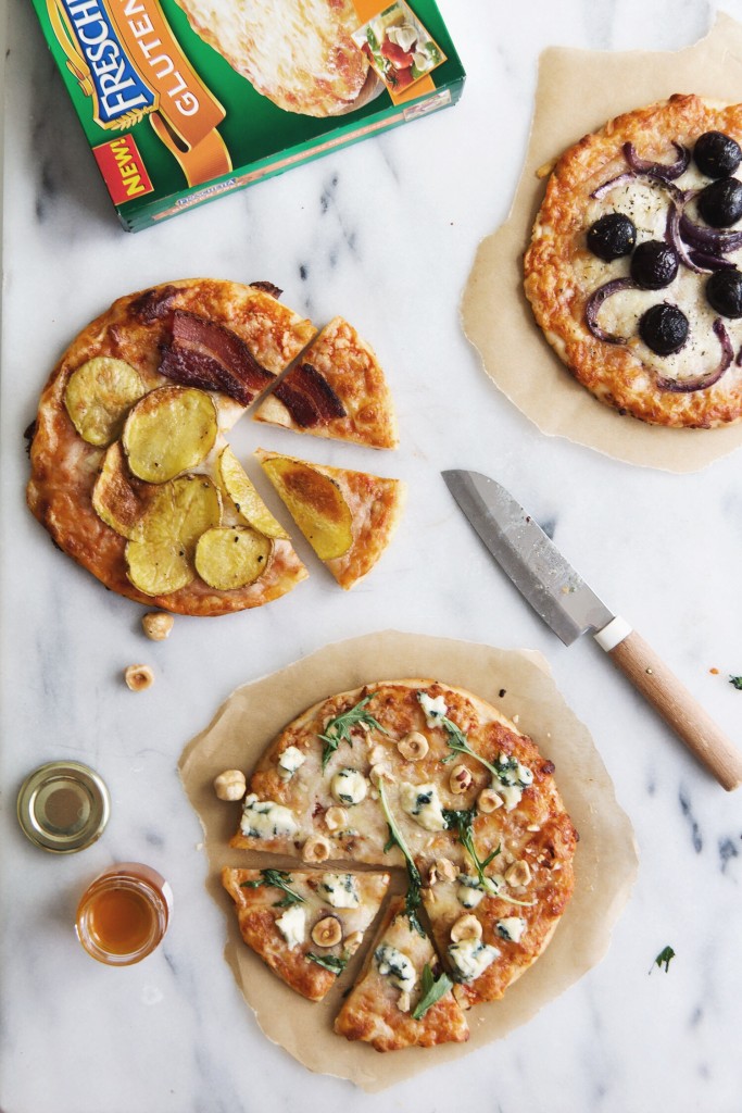 gluten free pizza with gourmet toppings via anne sage