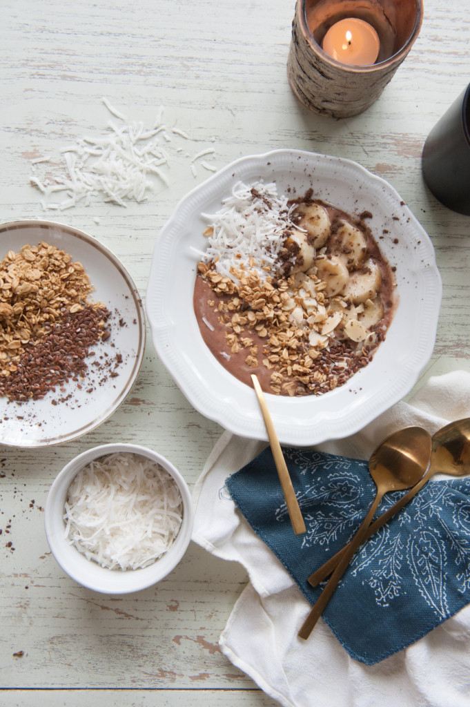 chocolate coconut breakfast bowls