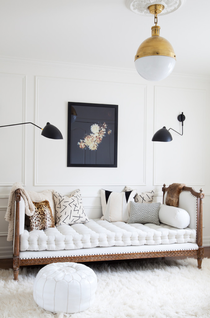 glam romantic living room via Anne Sage