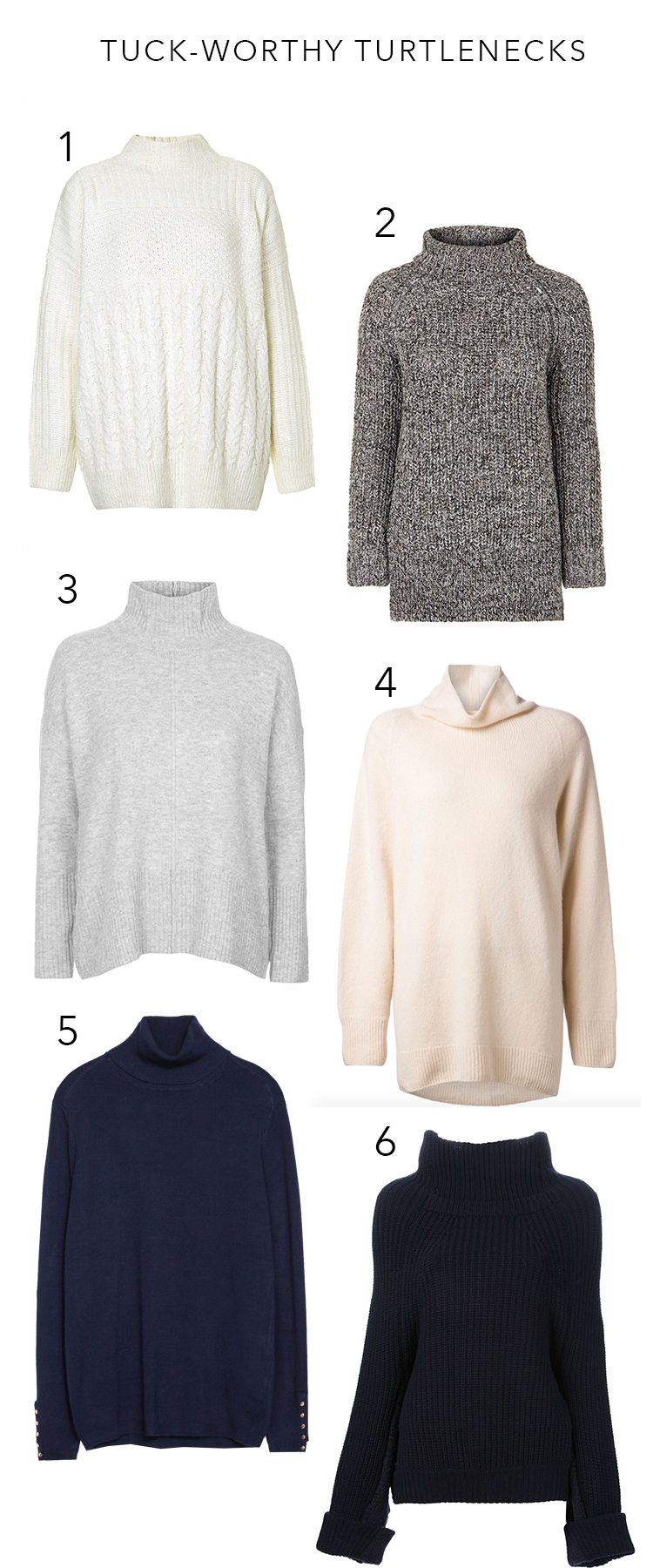 Winter Style: The Turtleneck Sweater Tuck - Anne Sage