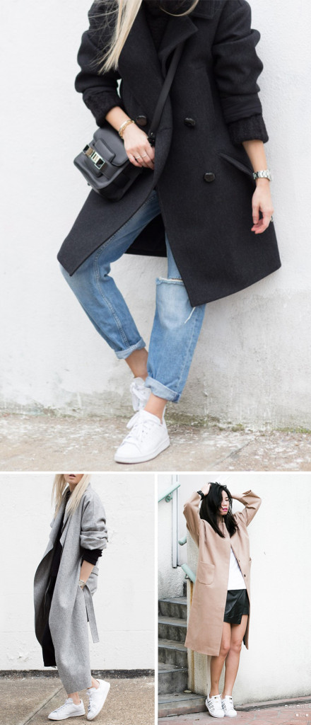 How to Style Sneakers for Winter - Anne Sage