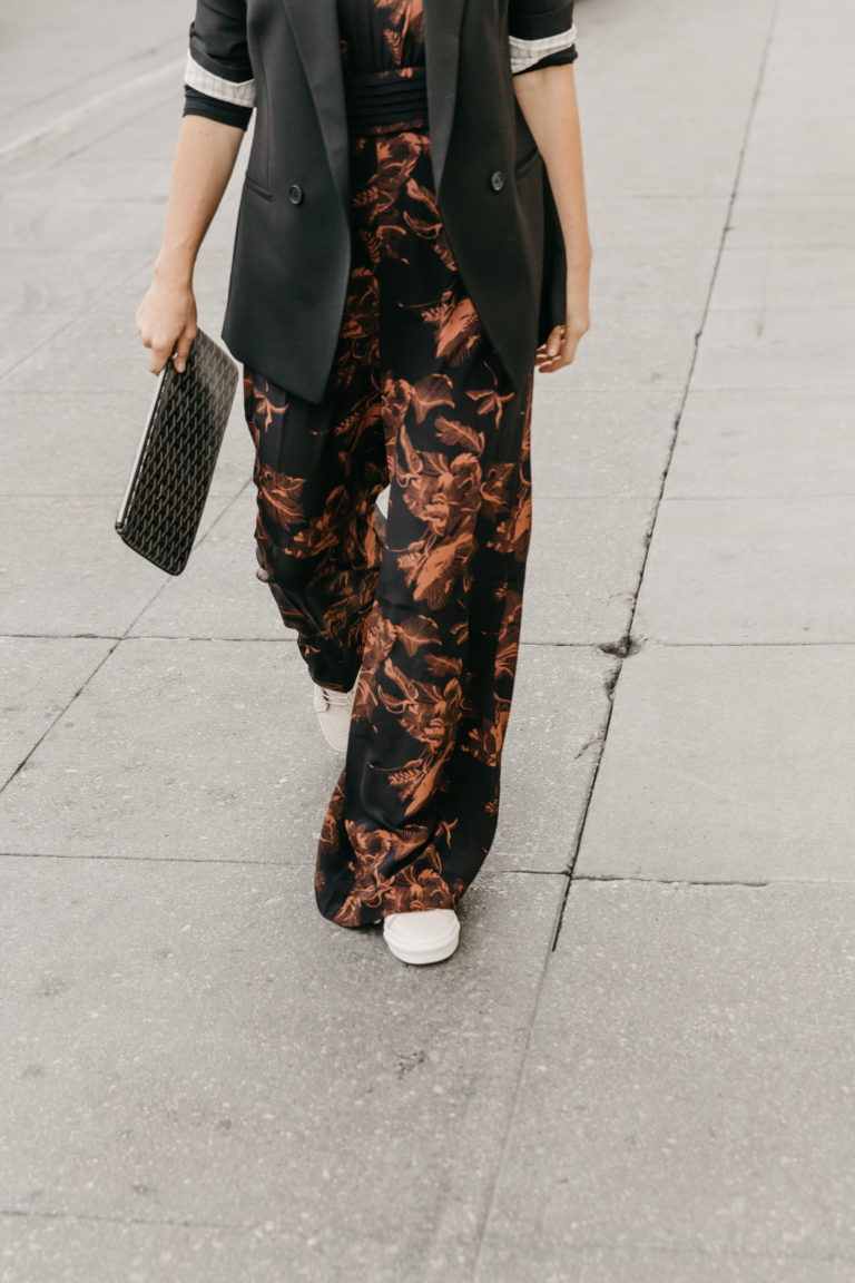 Casual Jumpsuit Layering for Cool Weather - Anne Sage