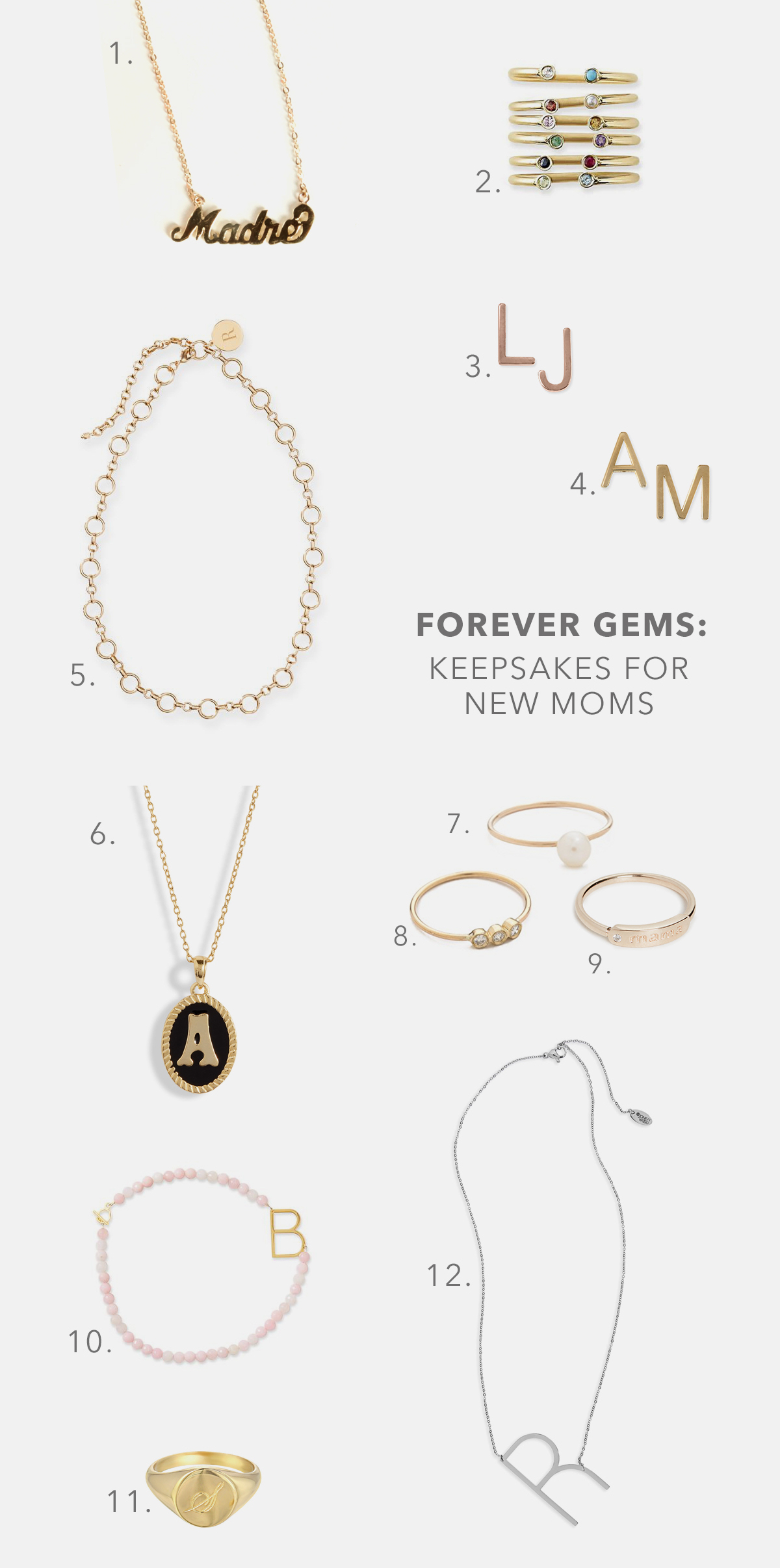 Keepsake Jewelry for New Moms (and Valentines Too!) - Anne Sage