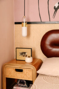 millennial pink bedroom