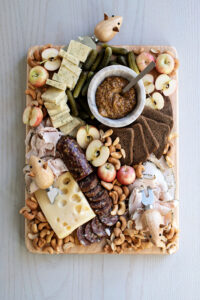 cheese board for the holidays